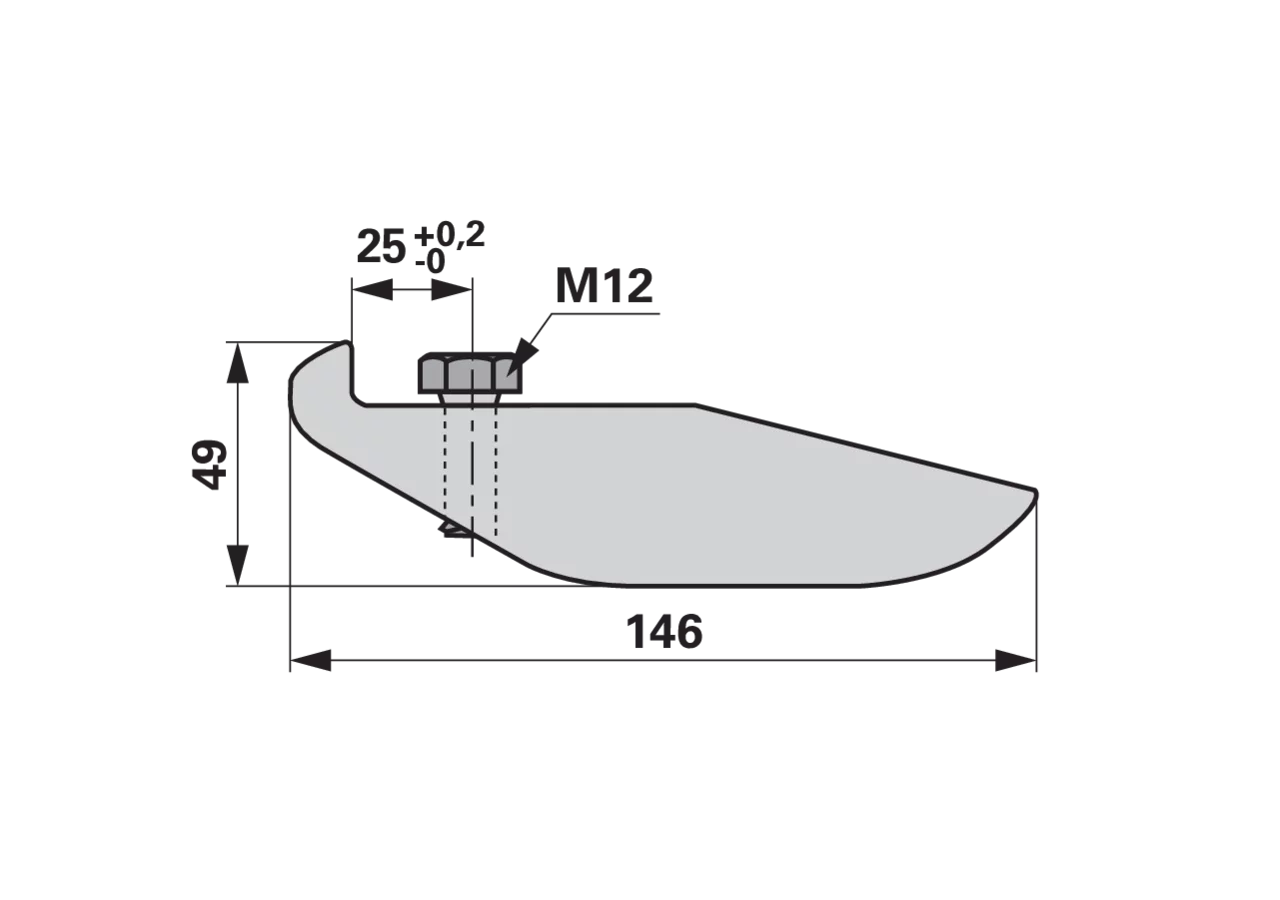 Gleitkufe ESM 2381240 ESM