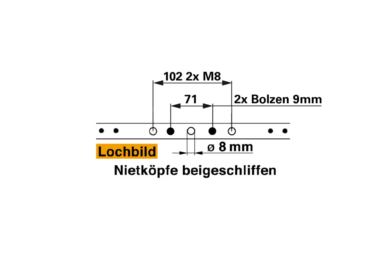 Mähmesser L 97 cm ESM 2481370 ESM