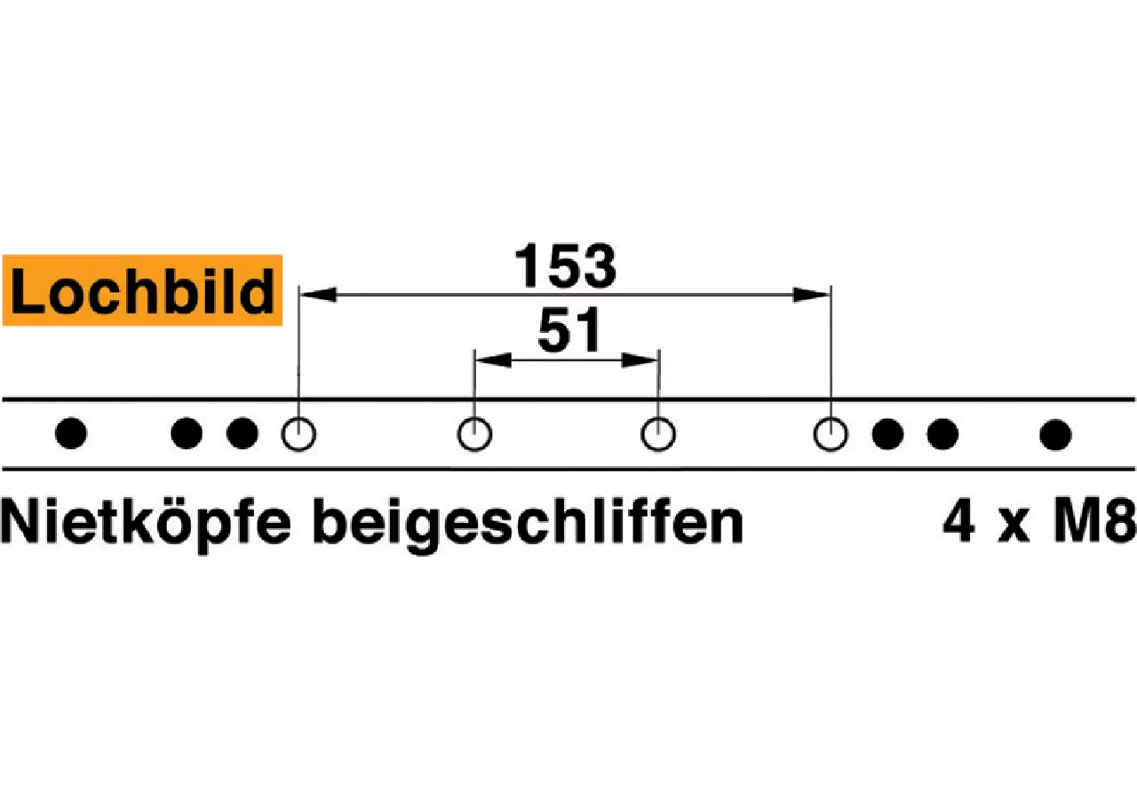 Mähmesser L 91 cm, 18 Klingen, glatt ESM 2489540 ESM