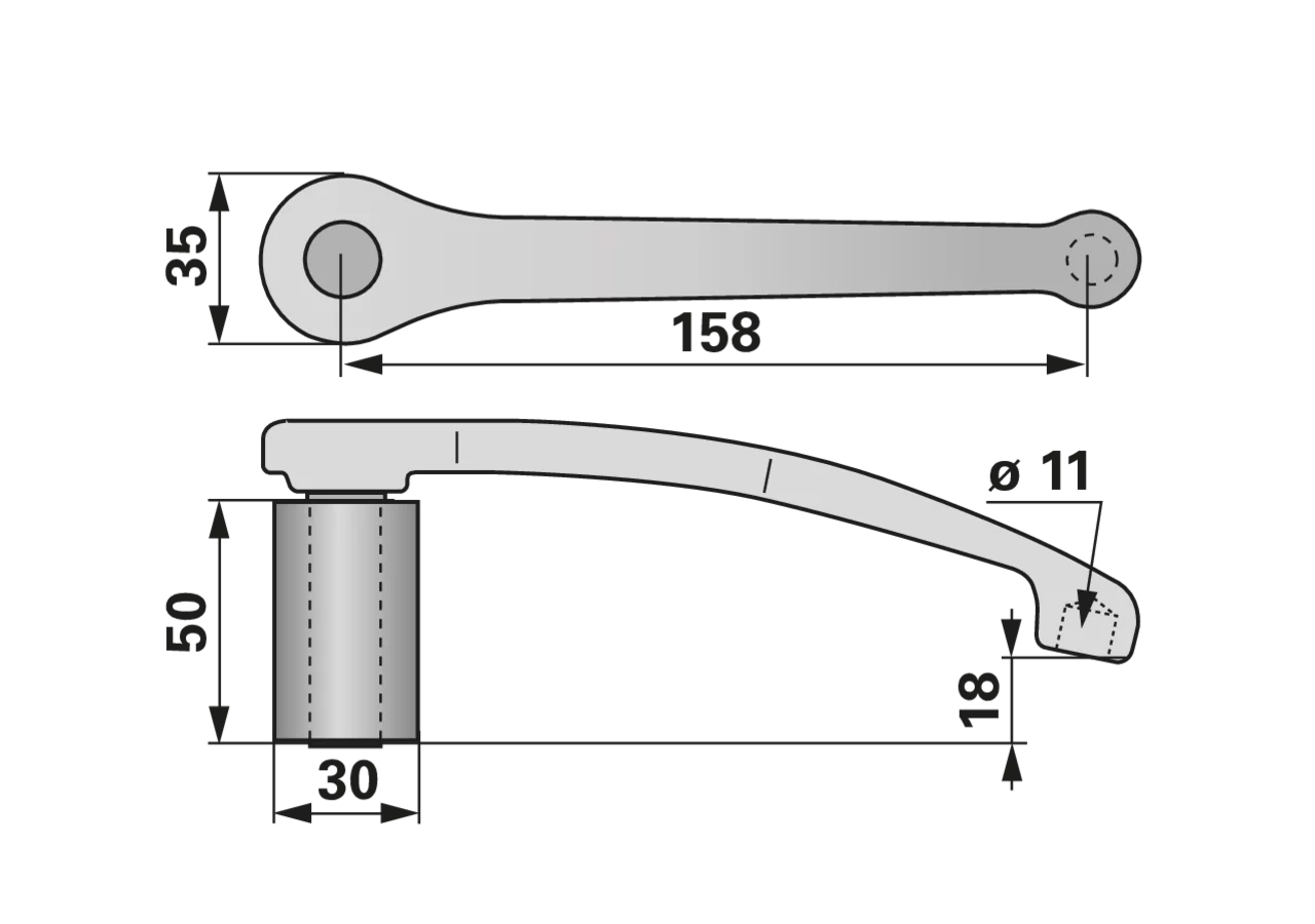 Messerführungsarm ESM 2671410 ESM