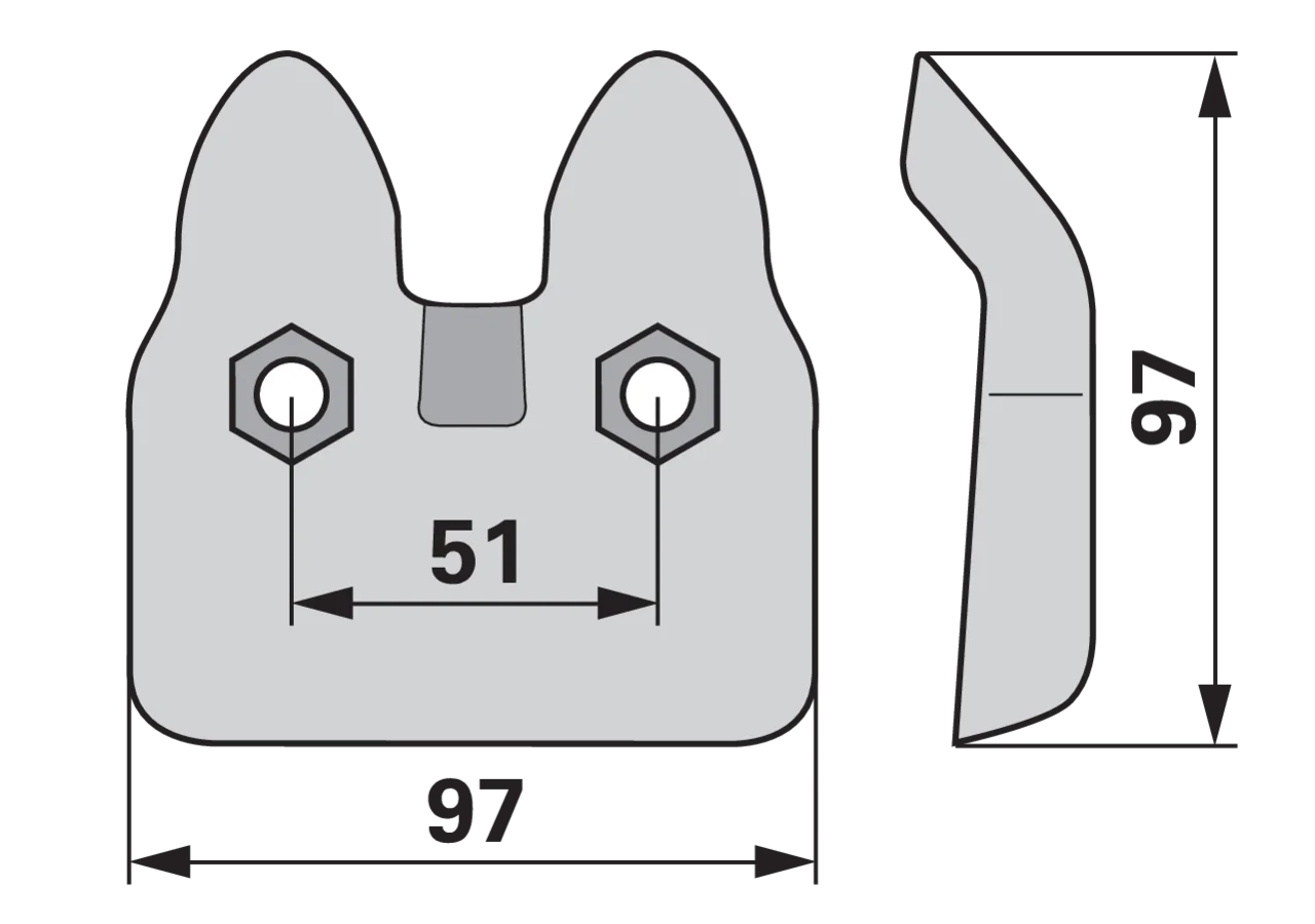 Gleitkufe ESM 3411630 ESM