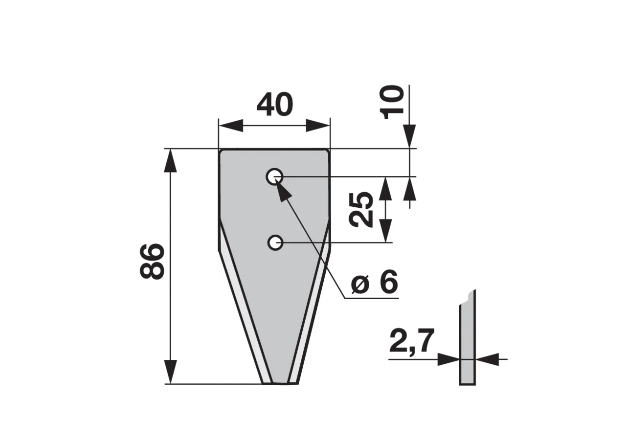 Messerklinge original ESM 3440011 ESM