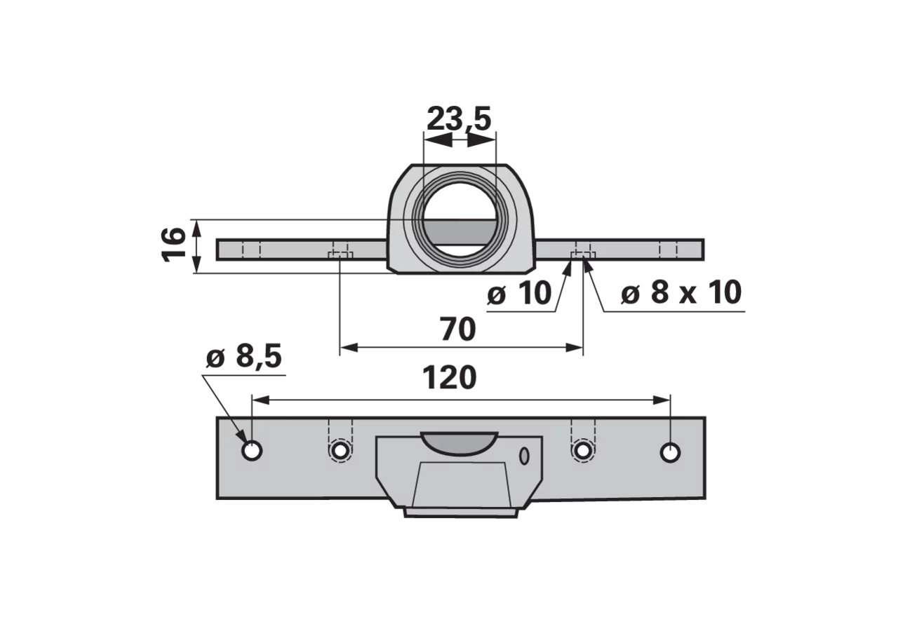 Mitnehmer LA 120 mm ESM 3450920 ESM