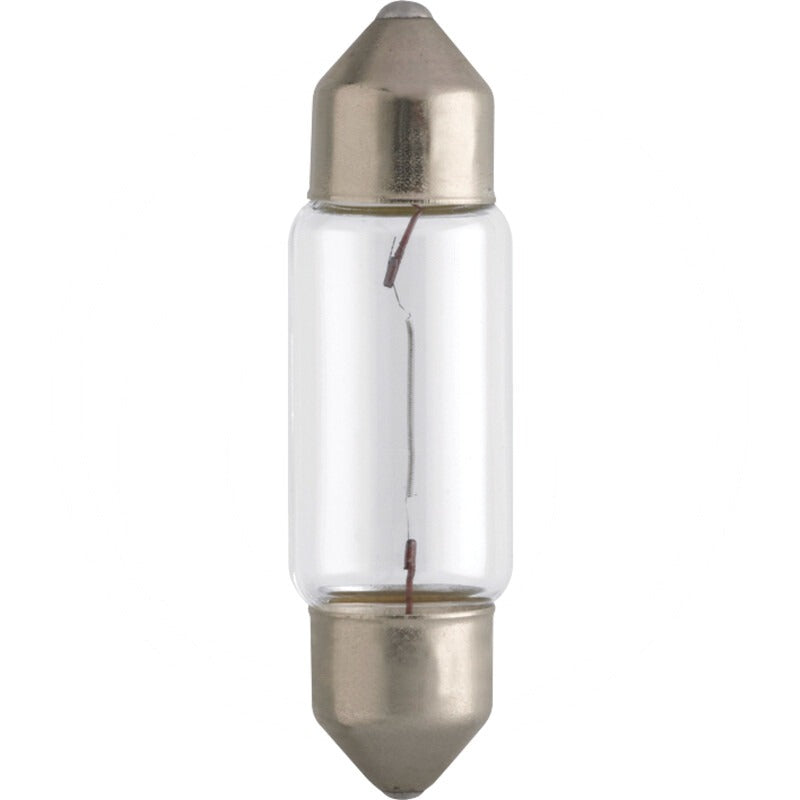 PHILIPS VPE10 Sofitte C5W passend für Kennzeichenbeleuchtung, Handschuhfachleuchte, Sicherheitsleuchte an der Tür u. a. – 13844CP