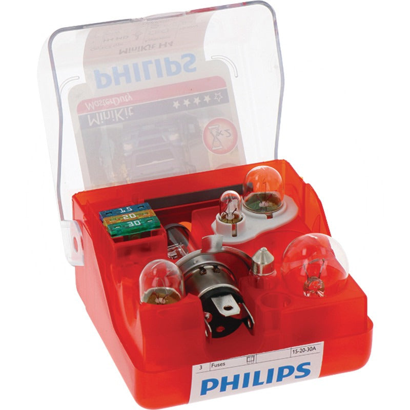 PHILIPS Halogenlampe H4 passend für Bremslicht, Blinker seitlich, Rückfahrlicht u. a.