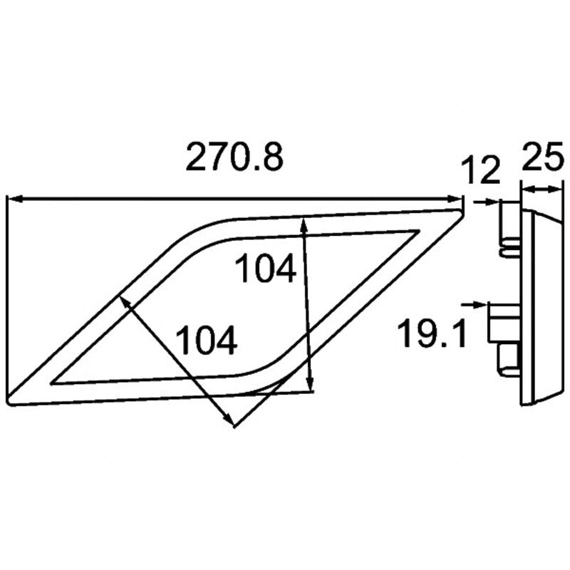 HELLA LED Blinkleuchte Gewicht 217 g
