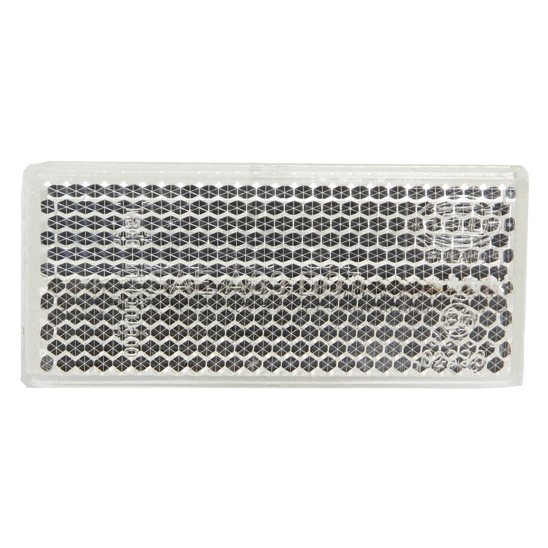 Blister VPE4 Rückstrahler Ausführung weiß, selbstklebend, 70 x 31
