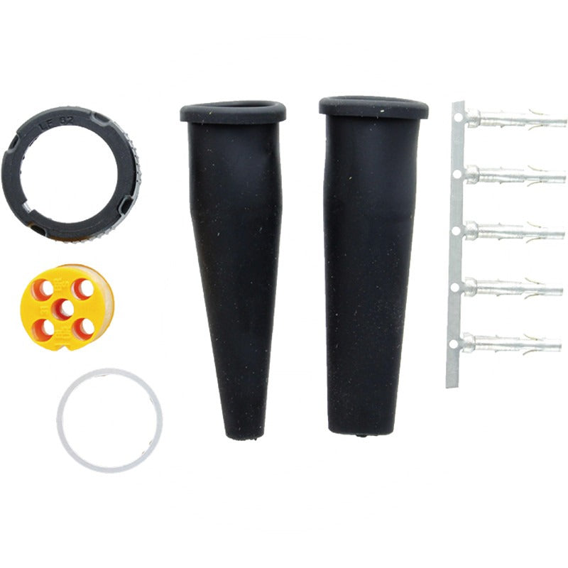 ASPÖCK Kompaktstecker Ausführung 5-polig, Buchse gelb, je 1x T