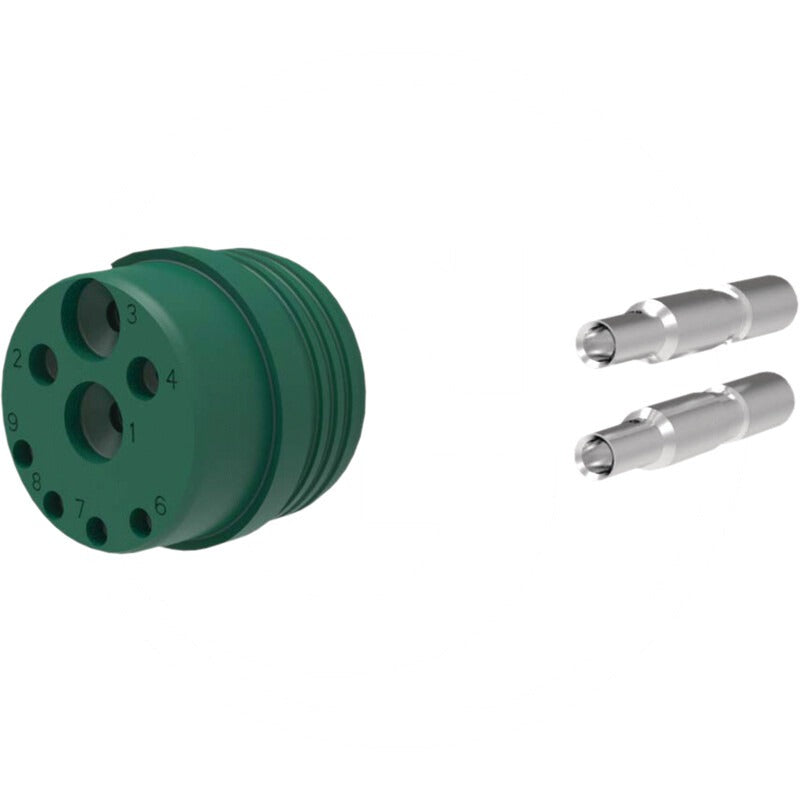 ERICH JAEGER Kontaktdichtung mit PWR Kontakten Ausführung ISOBUS (IBIC) 12 V, grün