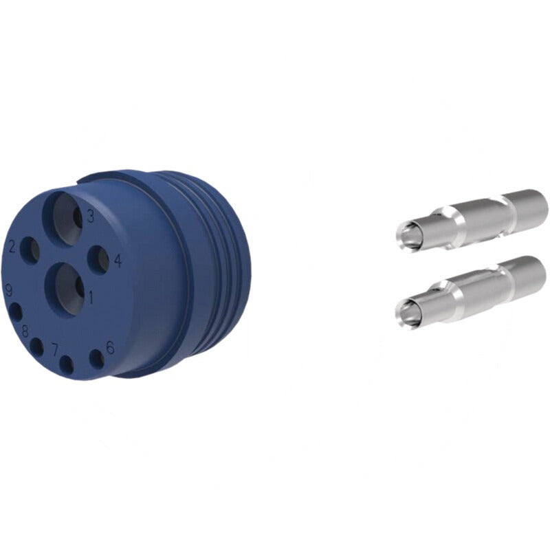 ERICH JAEGER Kontaktdichtung mit PWR Kontakten Ausführung ISOBUS (IBIC) 12 V, blau