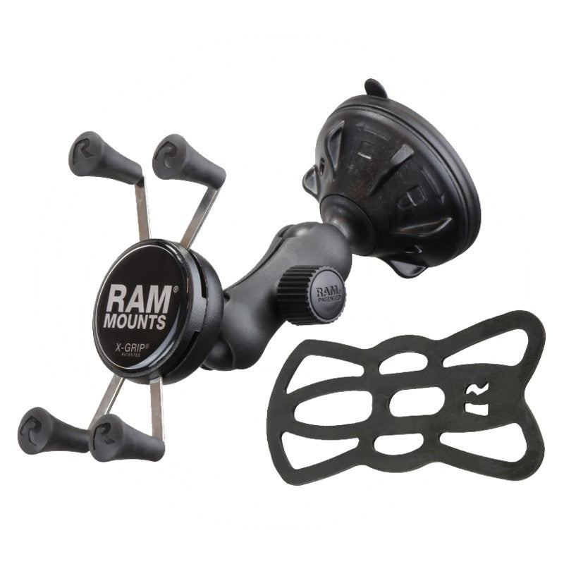 RAM MOUNTS X-Grip Halterung passend für Breite min.: 2, 23 cm Breite max.: 8, 26 cm Tiefe max.: 2 u. a.