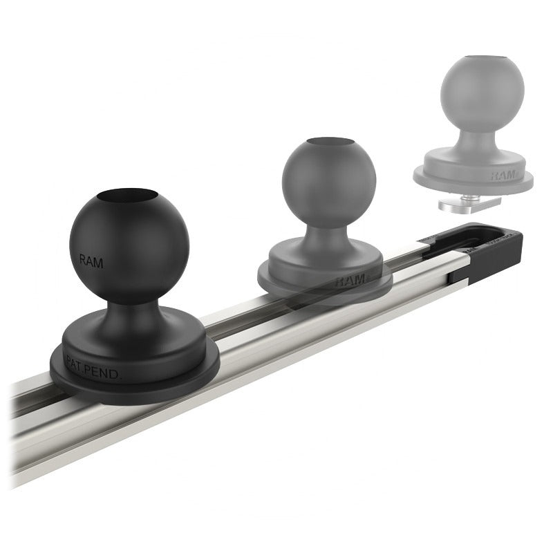 RAM MOUNTS Tough-Track Schiene 13" passend für Track-Balls mit Nutsteinen – Schienenlänge innen - 330,2 mm (13") mm – RAM-TRACK-EXA-13U – Bild 4