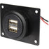 GRANIT USB Doppel-Steckdose