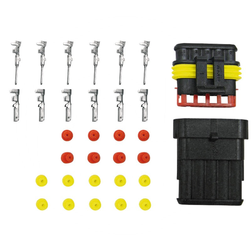 GRANIT Steckverbinder-Set Einzelteile 1x Steckgehäuse für Flachste
