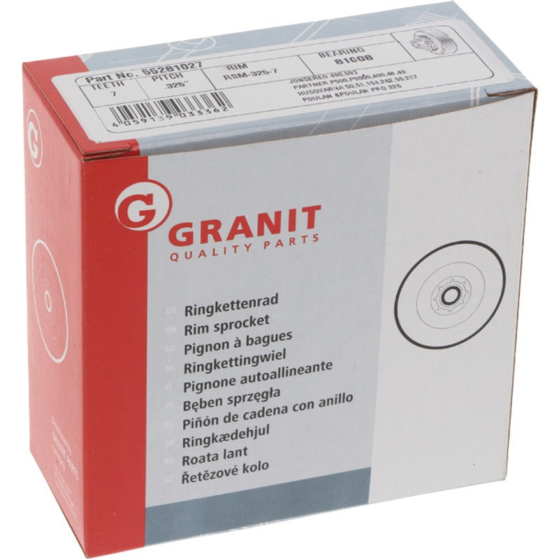 GRANIT ENDURANCE CUT Ringkettenrad.325" 7Z Gewicht 186 g – Bild 2