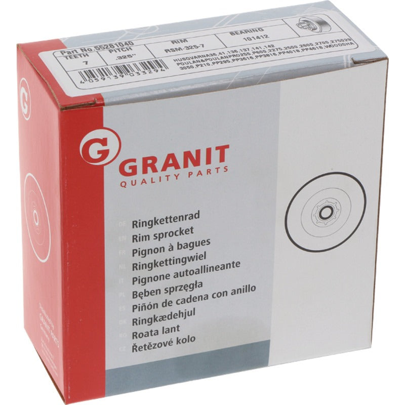 GRANIT ENDURANCE CUT Ringkettenrad.325" 7Z – 530 06 93-16 – Bild 2