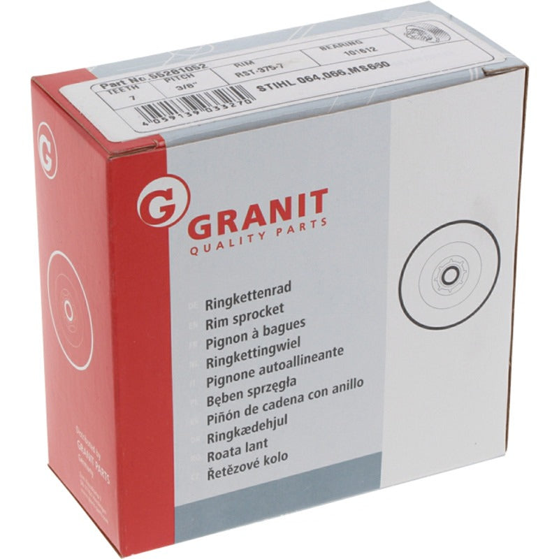GRANIT ENDURANCE CUT Ringkettenrad 3/8" 7Z – 1122 007 1000 – Bild 2