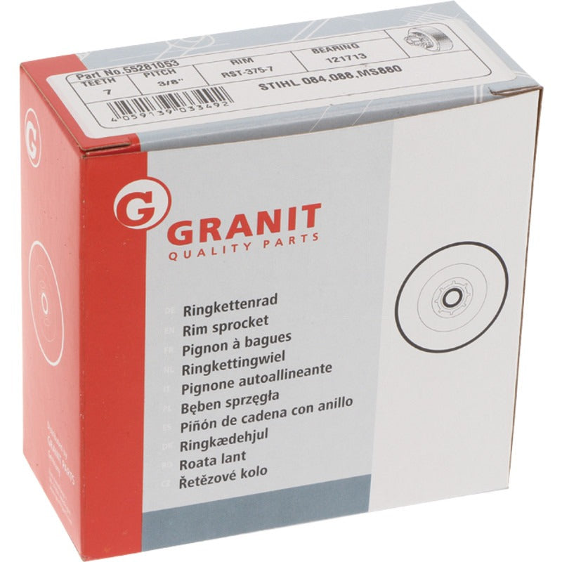 GRANIT ENDURANCE Cut Ringkettenrad 3/8" 7Z – 1124 007 1025 – Bild 2