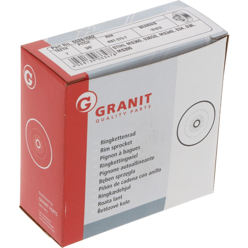 GRANIT ENDURANCE CUT Ringkettenrad 3/8" 7Z Gewicht 184 g – Bild 2