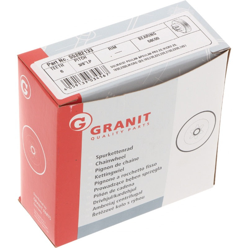 GRANIT ENDURANCE Cut Spurkettenrad 3/8" 6Z Gewicht 106 g – Bild 2
