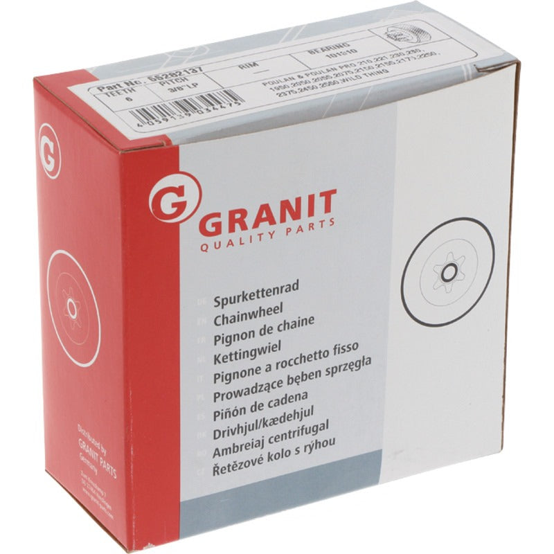 GRANIT ENDURANCE Cut Spurkettenrad 3/8" 6Z Gewicht 126 g – Bild 2