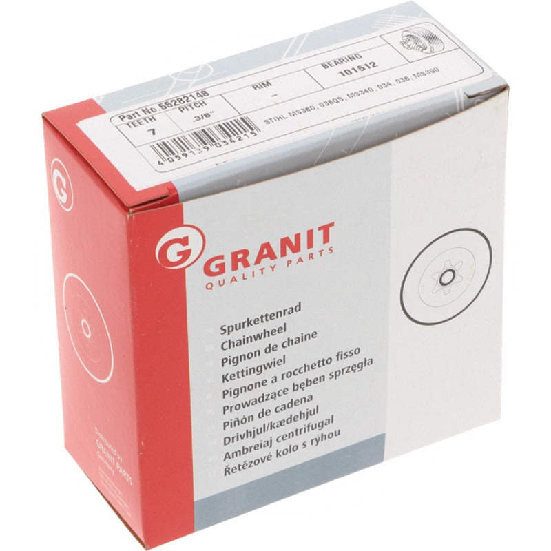 GRANIT ENDURANCE CUT Spurkettenrad 3/8" 7Z Gewicht 172 g – Bild 2