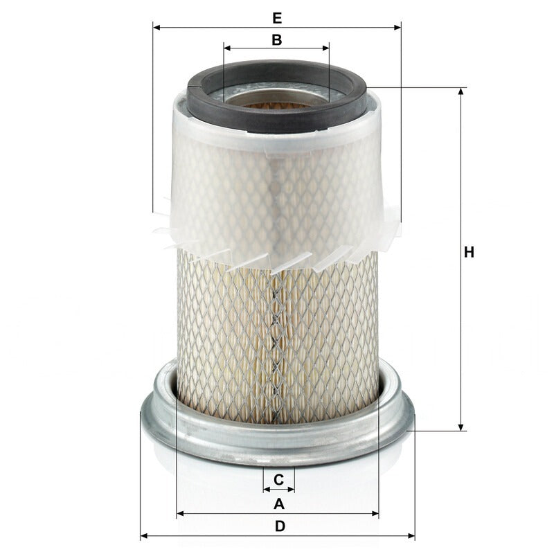 MANN FILTER Luftfilter passendes Sekundärelement CF 84 X MANN FILTER