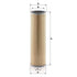 MANN FILTER Sekundärluftfilter passender Hauptfilter C 26 1215 MANN FILTER