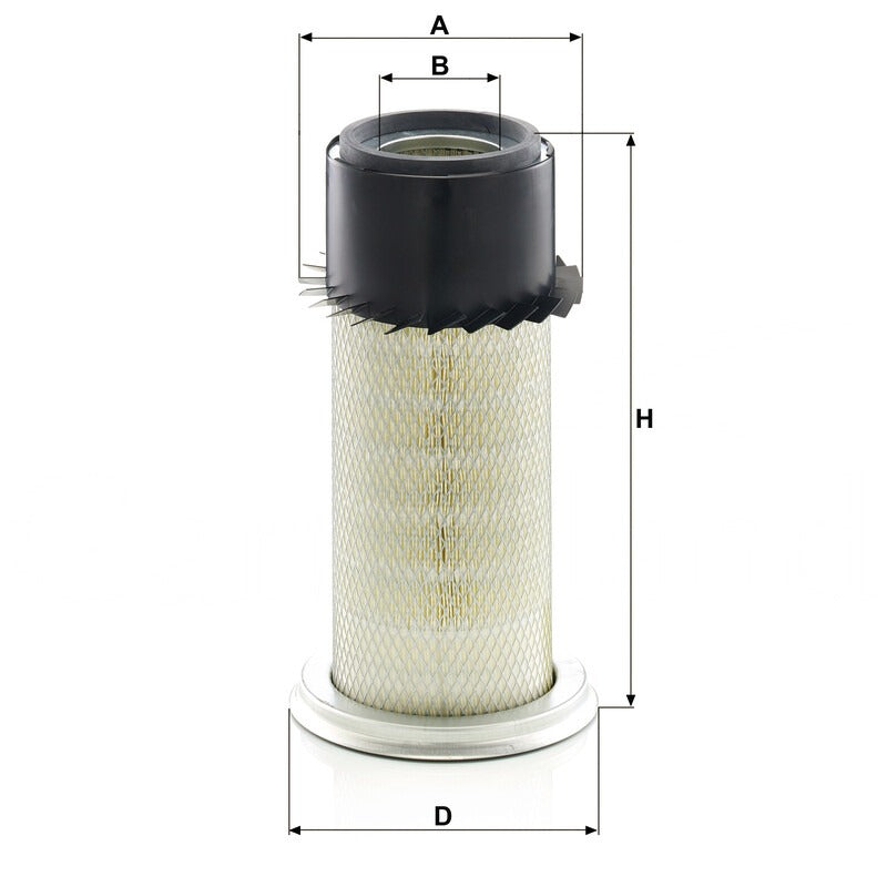MANN FILTER Luftfilter passendes Sekundärelement CF 922 C 16340 MANN FILTER