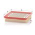 MANN FILTER Luftfilter C 2055 MANN FILTER