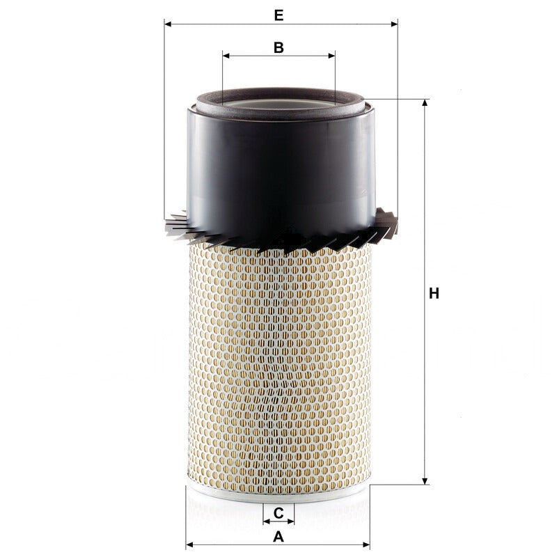 MANN FILTER Luftfilter passendes Sekundärelement C 12 100 C 21431 MANN FILTER