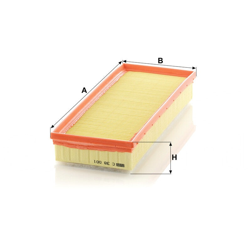 MANN FILTER Luftfilterelement C 38001 MANN FILTER