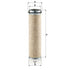 MANN FILTER SekundärLuftfilter passender Hauptfilter C 20 325/2 MANN FILTER