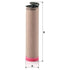 MANN FILTER Sekundärluftfilter passender Hauptfilter C16400 MANN FILTER