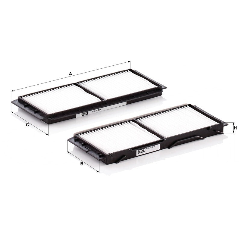 MANN FILTER Innenraumfilter CU 26008-2 MANN FILTER