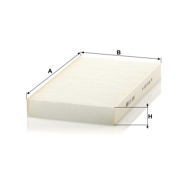 MANN FILTER Innenraumfilter CU 2951 MANN FILTER