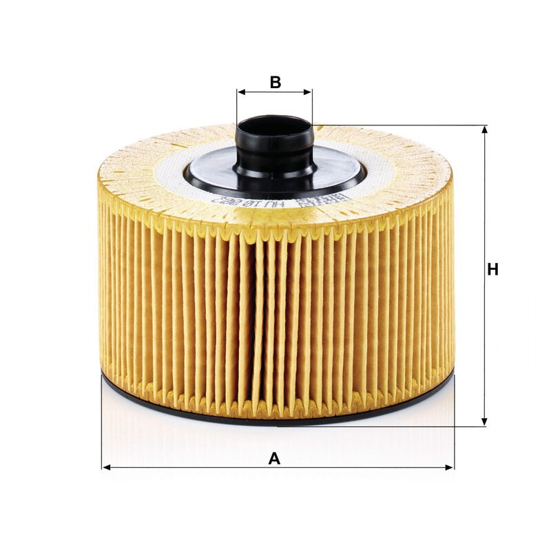 MANN FILTER Oelfilterelement metallfrei HU 10002Z MANN FILTER