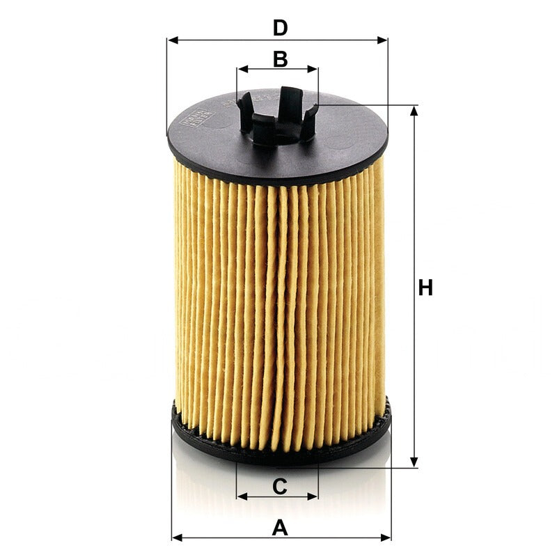 MANN FILTER Ölfilter HU 612/1X MANN FILTER