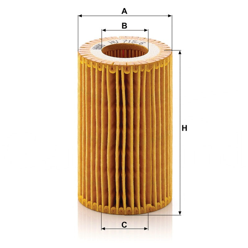 MANN FILTER Ölfilter HU 715/6X MANN FILTER