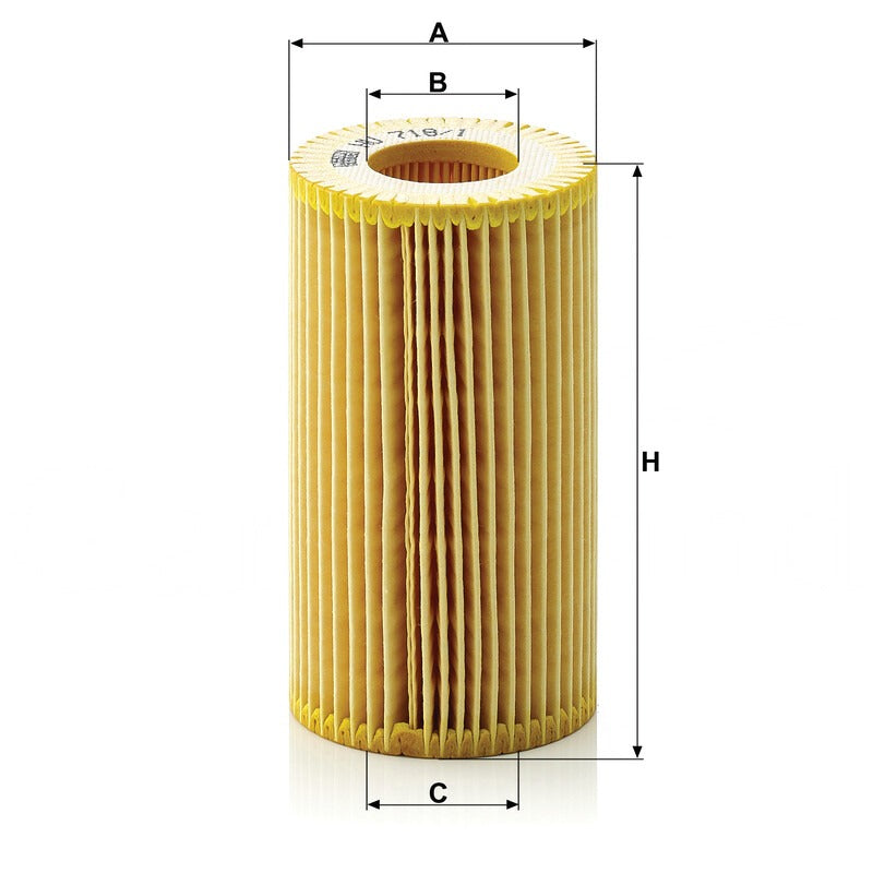 MANN FILTER Motorölfilter HU 718/1Z MANN FILTER