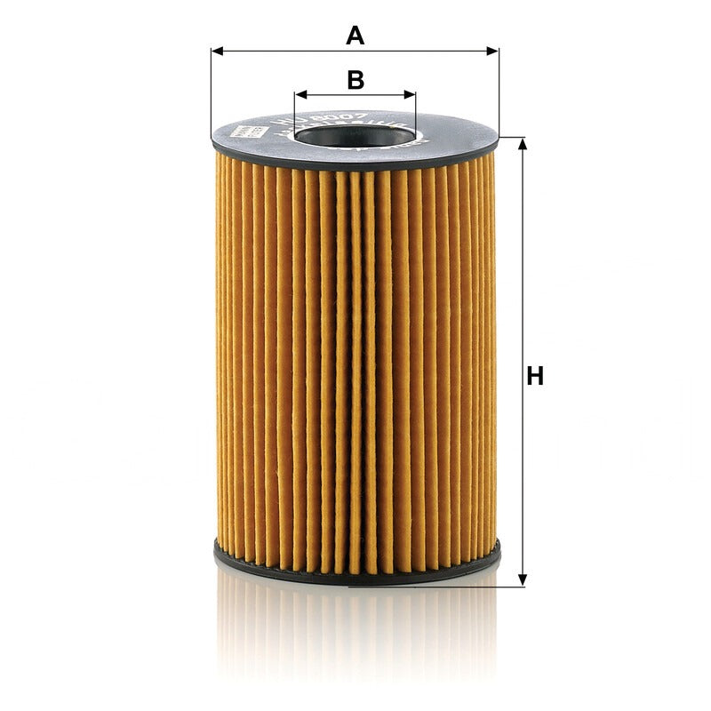 MANN FILTER Ölfilterelement metallfrei HU 8007Z MANN FILTER