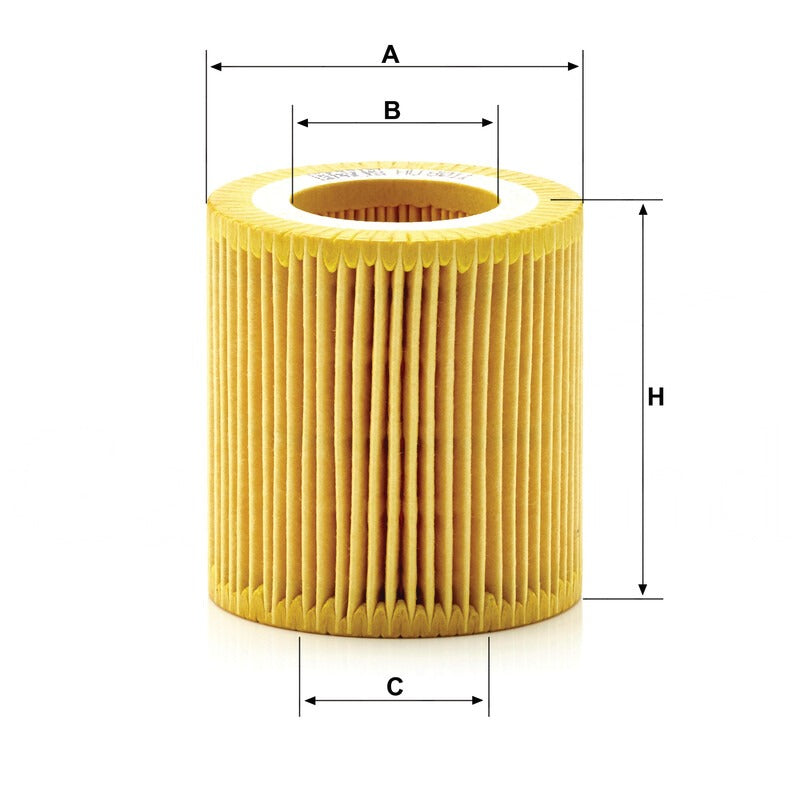 MANN FILTER Oelfilterelement metallfrei HU 8011Z MANN FILTER