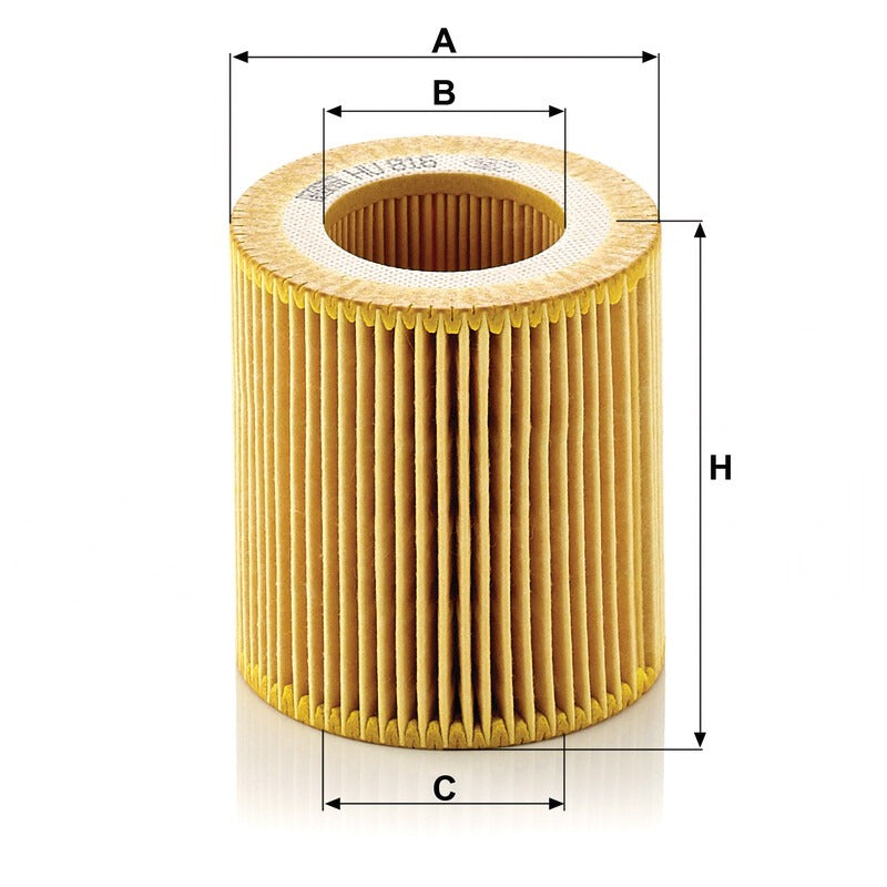 MANN FILTER Ölfilterelement metallfrei HU 816ZKIT MANN FILTER