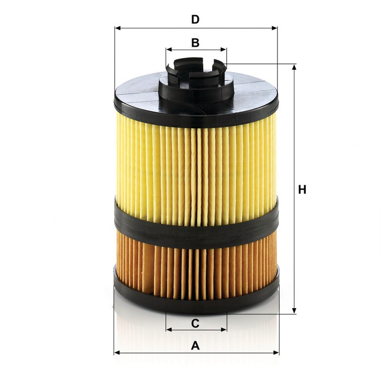 MANN FILTER Ölfilterelement metallfrei HU 9002Z MANN FILTER
