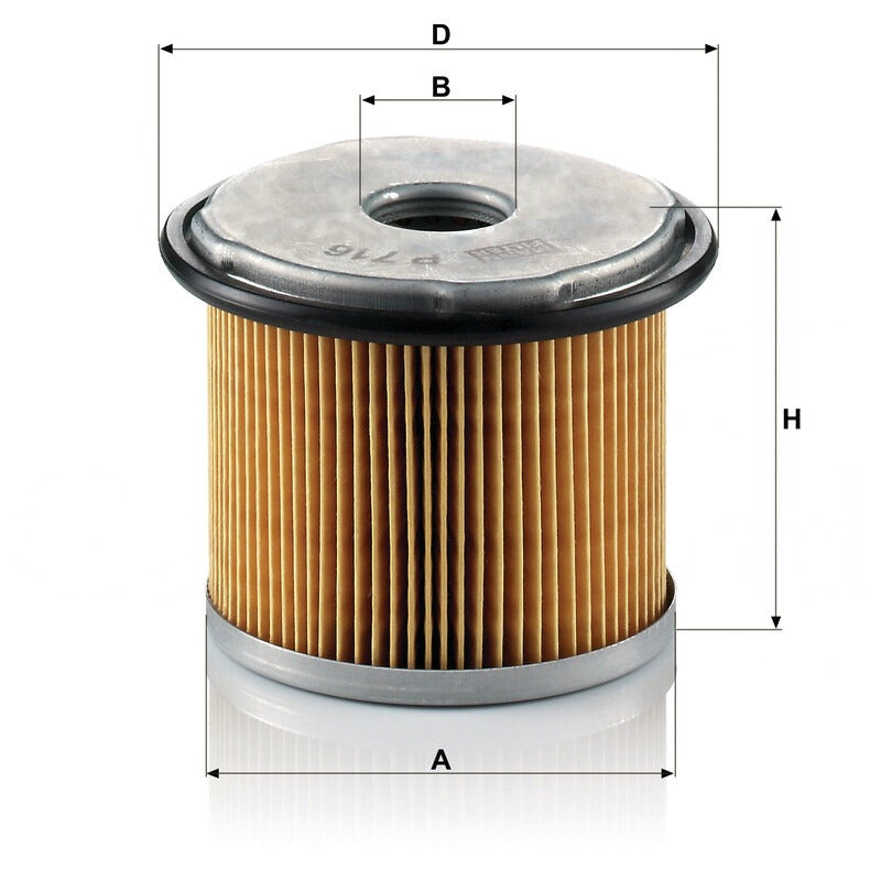 MANN FILTER Kraftstofffilter P 716 MANN FILTER