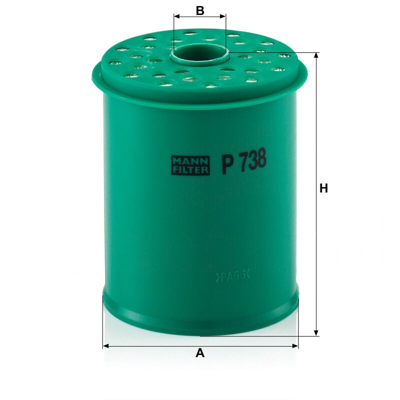MANN FILTER Kraftstofffilter P 738X MANN FILTER