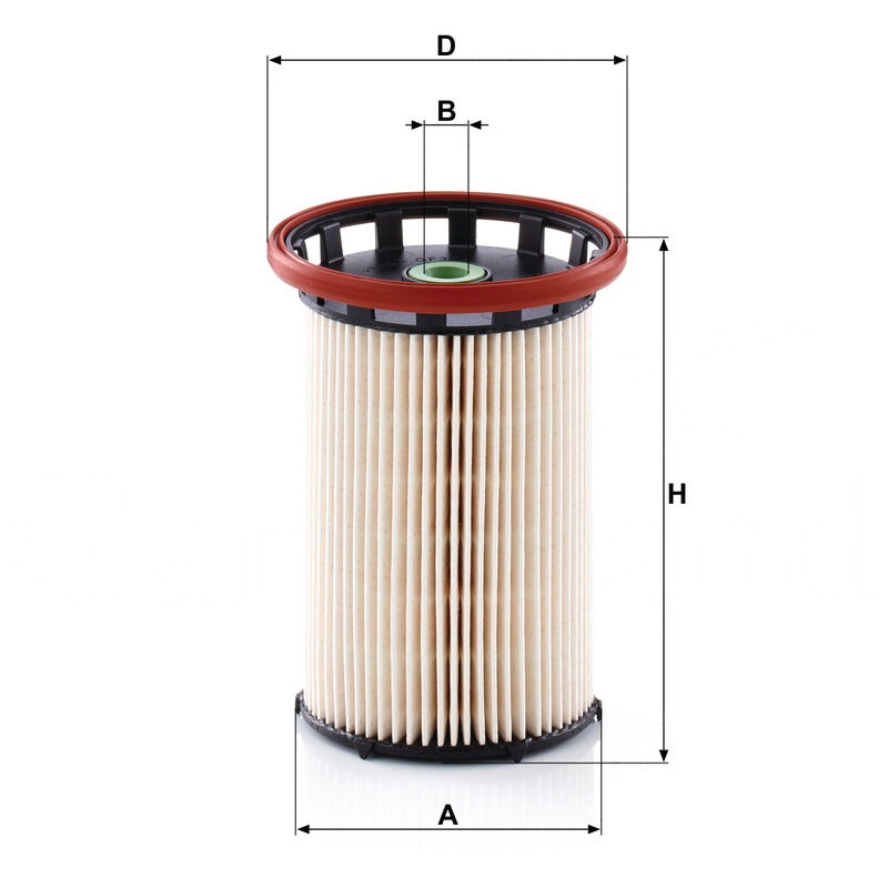 MANN FILTER Kraftstofffilterelement metallfrei PU 8008/1 MANN FILTER