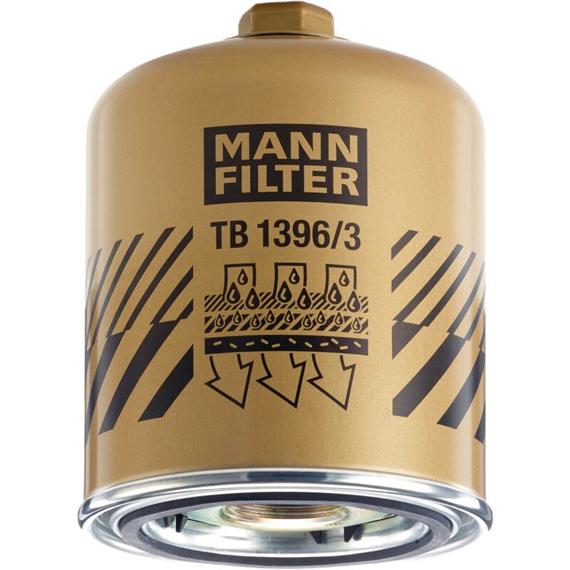 MANN FILTER Lufttrocknerkartuschen TB 1396/3 X mit Koaleszensfilter (Gold) • für verlängertes Wechselintervall MANN FILTER