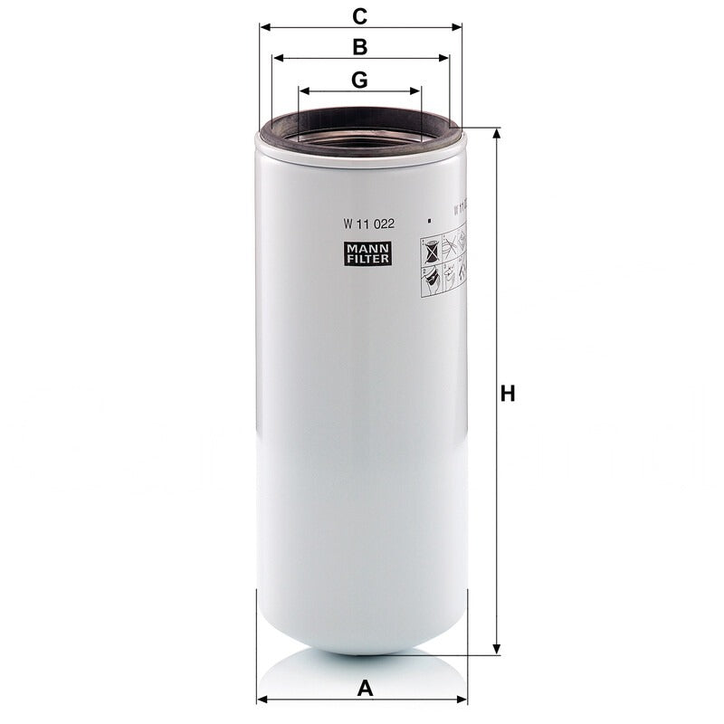 MANN FILTER Schmieroelwechselfilter W 11022 MANN FILTER