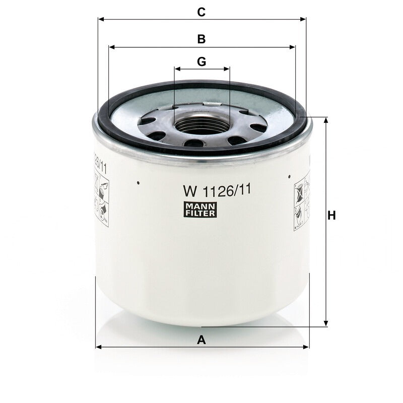 MANN FILTER Schmierölwechselfilter W 1126/11 MANN FILTER